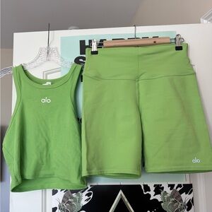 ALO Yoga Set (Tank + Shorts)